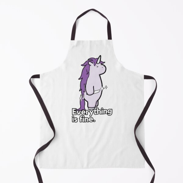 Item preview, Everything Is Fine - Sarcastic Stabby The Unicorn designed and sold by ViewerEqualsPhoton.