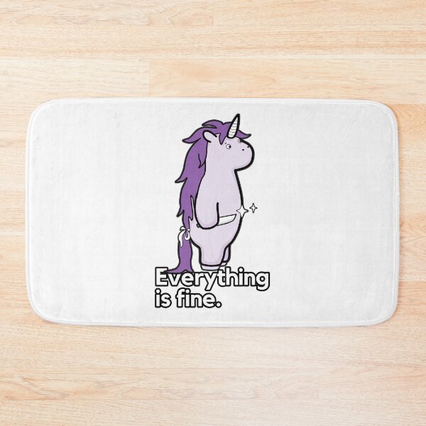 Item preview, Everything Is Fine - Sarcastic Stabby The Unicorn designed and sold by ViewerEqualsPhoton.