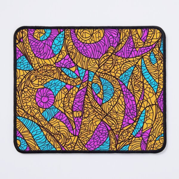 Item preview, african print pattern, neutral colors designed and sold by womenandflowers.