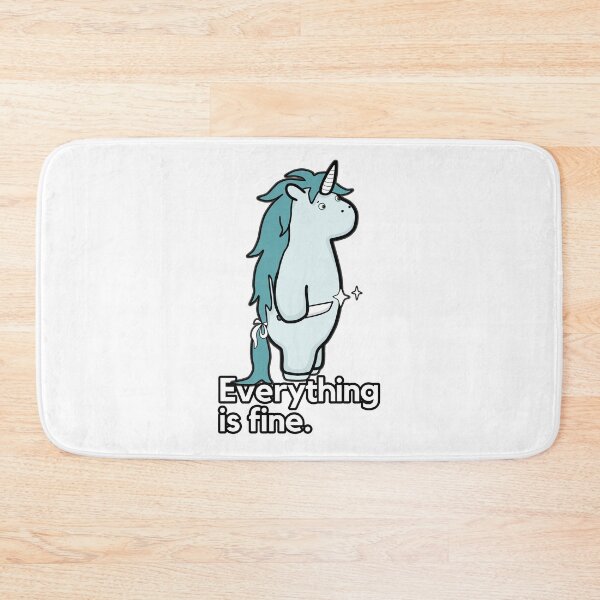 Item preview, Everything Is Fine - Sarcastic Stabby The Unicorn designed and sold by ViewerEqualsPhoton.