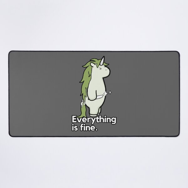 Item preview, Copy of Everything Is Fine - Sarcastic Stabby The Unicorn designed and sold by ViewerEqualsPhoton.