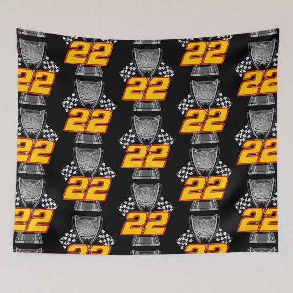 Item preview, Joey logano but it’s a looping pattern (yellow)   designed and sold by VerliLesch.
