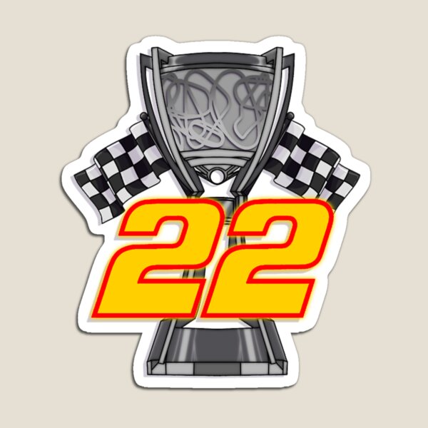 Item preview, Joey logano but it’s a looping pattern (yellow)   designed and sold by VerliLesch.