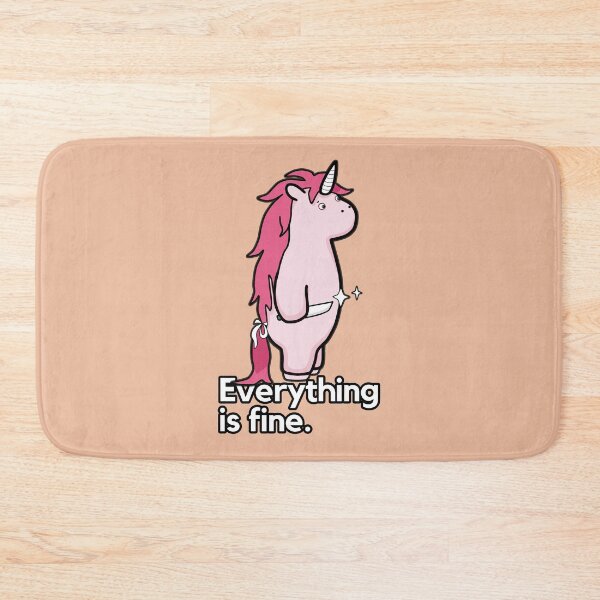 Item preview, Everything Is Fine - Sarcastic Stabby The Unicorn designed and sold by ViewerEqualsPhoton.