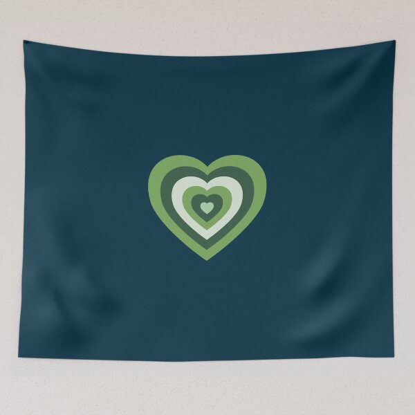 Item preview, Power Puff Girls Heart in GREEN designed and sold by GiozFabric.