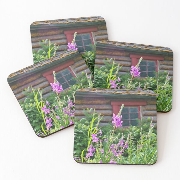 Item preview, Fireweed at the Old Cabin designed and sold by mahnkephotos.