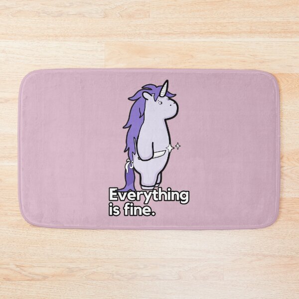 Item preview, Everything Is Fine - Sarcastic Stabby The Unicorn designed and sold by ViewerEqualsPhoton.