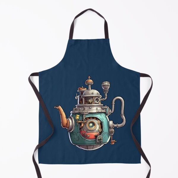 Aperçu de l'œuvre Théière Steampunk inspirée de Ghibli créée et vendue par GaelMendiola.