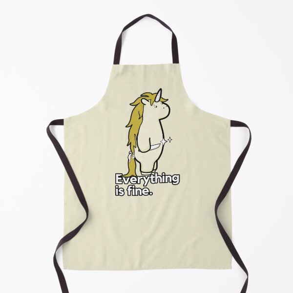 Item preview, Everything Is Fine - Sarcastic Stabby The Unicorn designed and sold by ViewerEqualsPhoton.