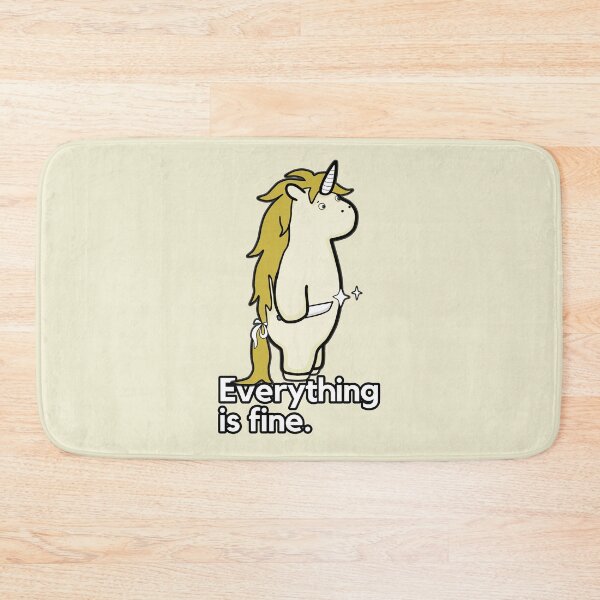 Item preview, Everything Is Fine - Sarcastic Stabby The Unicorn designed and sold by ViewerEqualsPhoton.