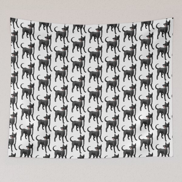 Item preview, Xoloitzcuintli - Coated Black and White designed and sold by Jennifer Stolzer.