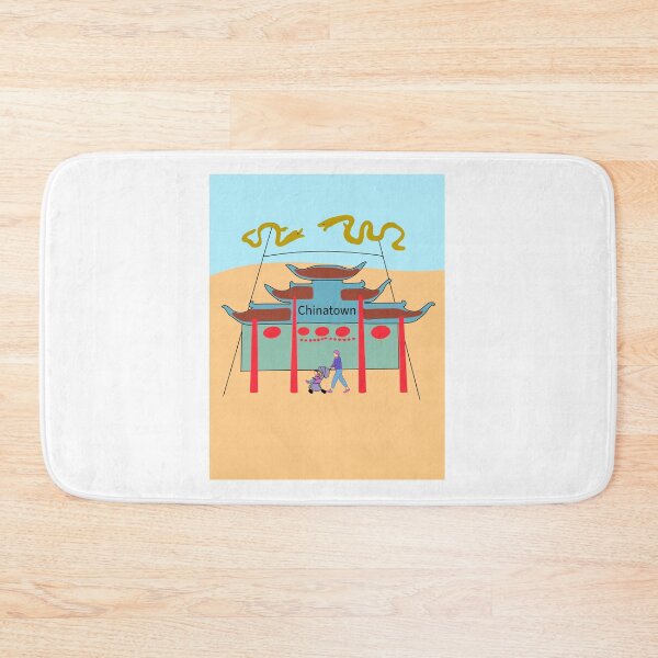 Item preview, Chinatown, Los Angeles designed and sold by FrenchCarAmel.