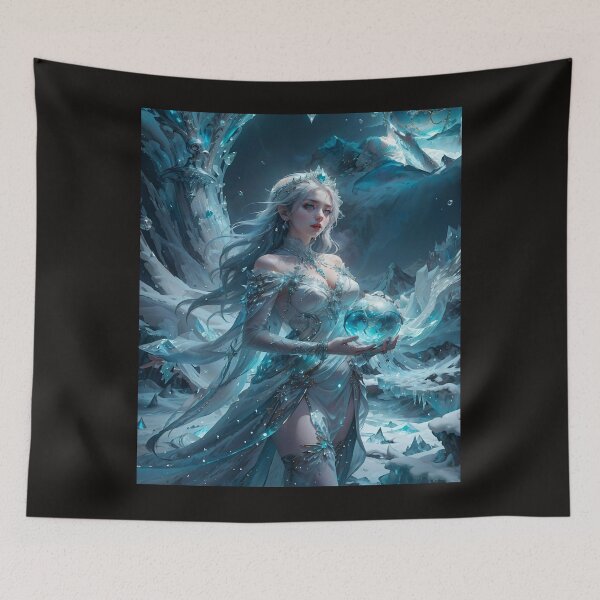 Item preview, Beauty Snow Girl magic art designed and sold by GrassThorn.