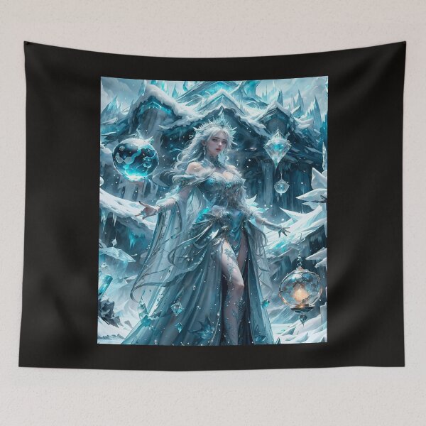 Item preview, Beauty Snow Girl magic art designed and sold by GrassThorn.
