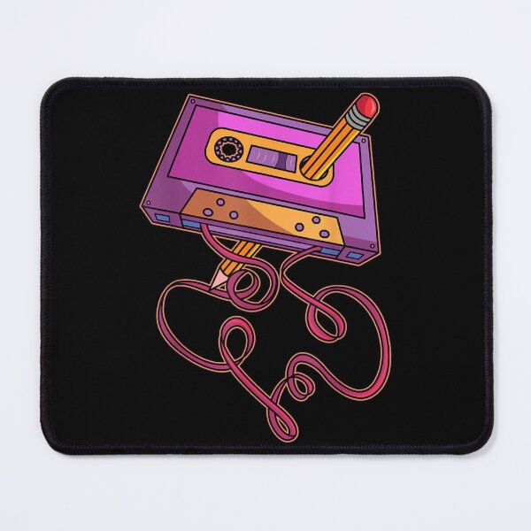 Item preview, 80s Cassette Tape Pencil 1980s Retro Vintage Throwback Music designed and sold by MyrickBridgette.