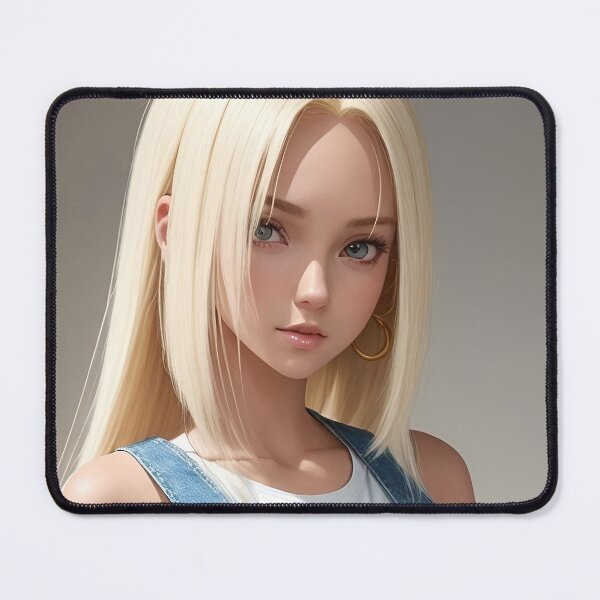 Item preview, Copy of Pretty Blonde Girl Wearing Denim Jeans Overalls designed and sold by ultra-cool.
