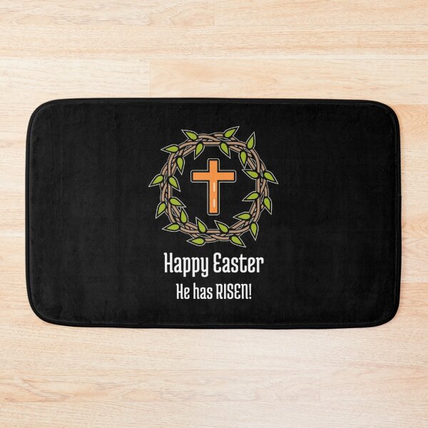 Item preview, Happy Easter He Has Risen - Christian Lent Cross Design     designed and sold by TheShipyardShop.