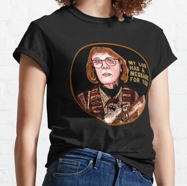 Vista previa del artículo con la obra «Log Lady - Mi registro tiene un mensaje para usted», diseñado y vendido por StanlyHaight.