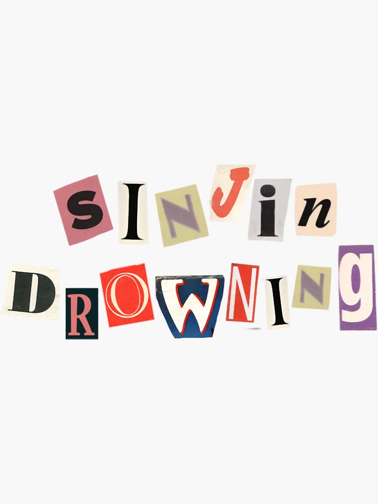 Sinjin Drowning most requested Roblox (pack 3) Sticker for Sale