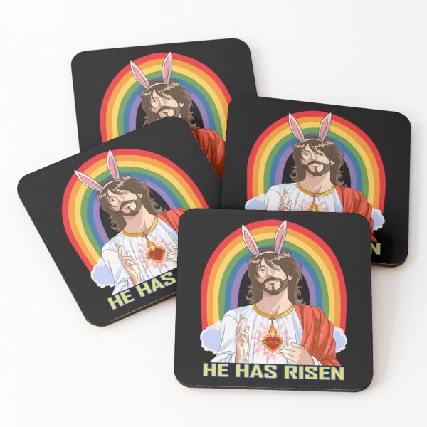 Item preview, Jesus Christ Easter Rainbow Silly Rabbit      designed and sold by TheShipyardShop.
