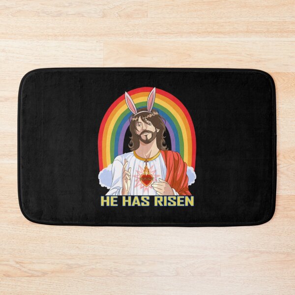 Item preview, Jesus Christ Easter Rainbow Silly Rabbit      designed and sold by TheShipyardShop.