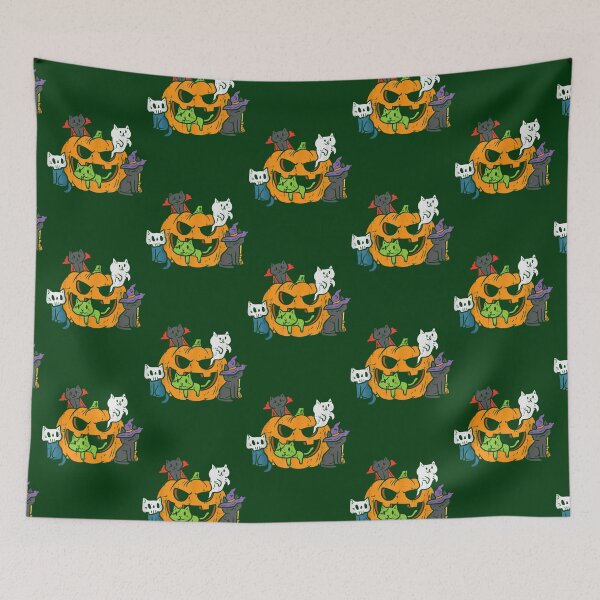 Item preview, Pumpkins - i feed the cutest pumpkins in the patch - smiling pumpkins - cats  designed and sold by HypatianytMelan.