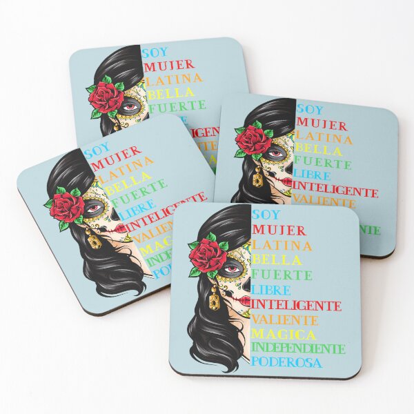 Item preview, Soy Mujer Latina Chingona Red Rose in Hair Inspirational designed and sold by OdenBernales.