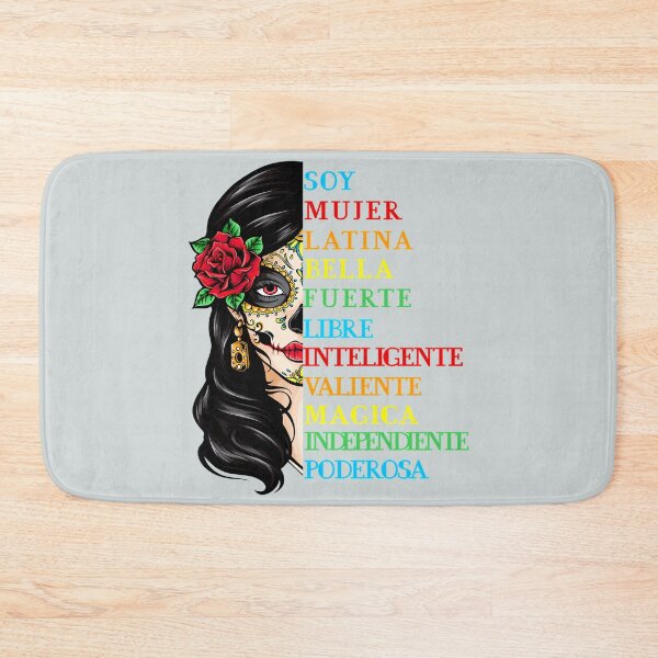 Item preview, Soy Mujer Latina Chingona Red Rose in Hair Inspirational designed and sold by OdenBernales.
