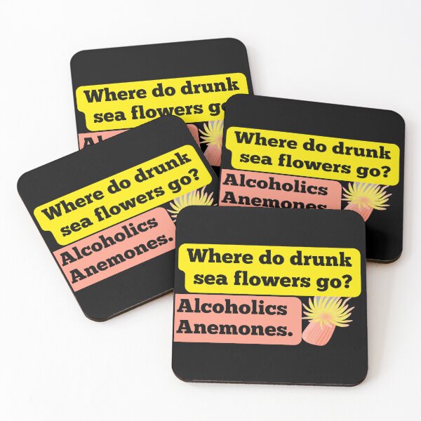Item preview, Alcoholics Anemones joke designed and sold by creativo21.