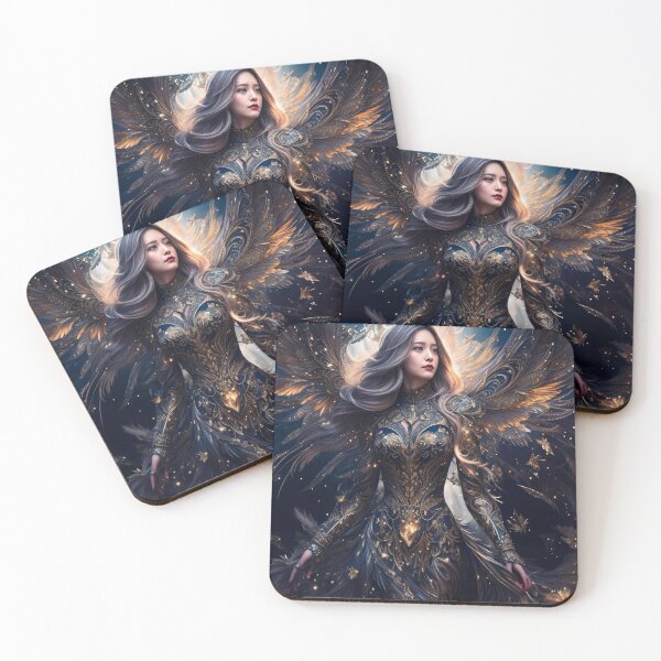 Item preview, Beautiful Girl with Magic Wings art designed and sold by WheatDraft.
