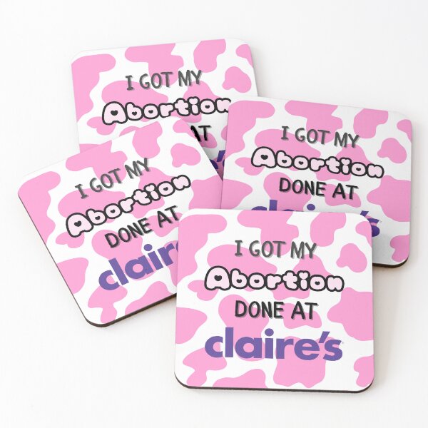 Item preview, I Got My Ab*rtion Done At Claires in Pink Cow designed and sold by AutistTees.