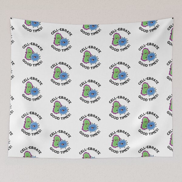 Item preview, Cell-ebrate Good Times Funny Bacteria Puns  designed and sold by punnybone.