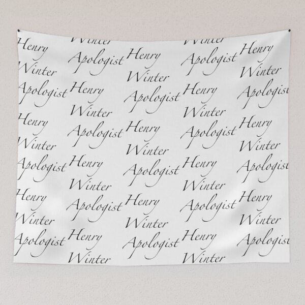 Item preview, Henry Winter Apologist designed and sold by CosyFlame.