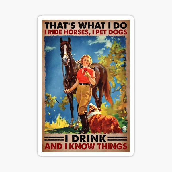 Aperçu de l'œuvre C'est ce que je fais, je monte à cheval créée et vendue par yytrcllxae46.