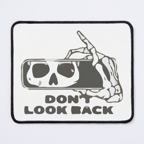 Item preview, Dont Look Back | Skeleton Art | Rear View | Mirror Skeleton designed and sold by Sentics.