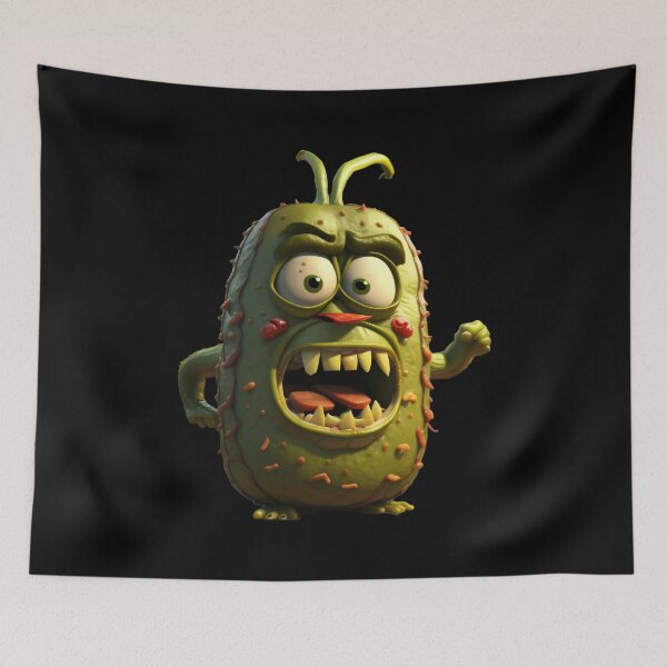 Item preview, Scared Pickle - Digital Cartoon Character designed and sold by D-D-Pabby.