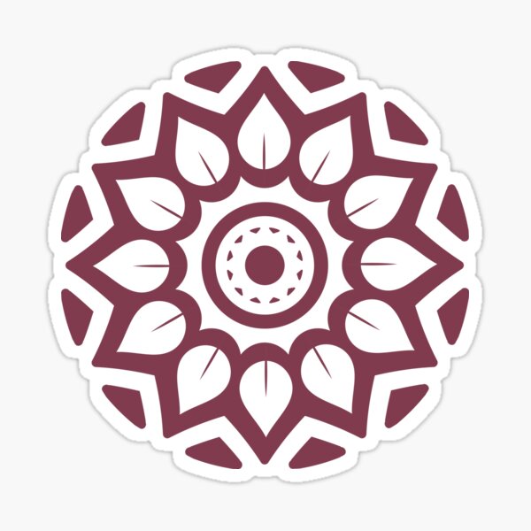 Abstract Block Art Sticker