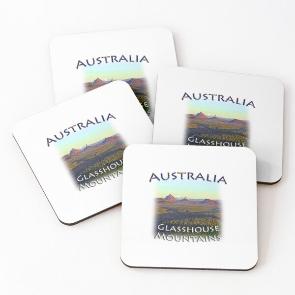 Item preview, Australia - Glasshouse Mountains moonset at sunrise designed and sold by Adam Gormley.
