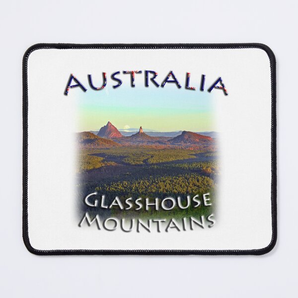 Item preview, Australia - Glasshouse Mountains moonset at sunrise designed and sold by Adam Gormley.