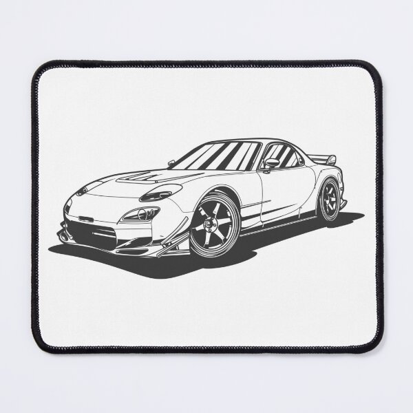 Item preview, MAZDA RX-7 FD LINE ART designed and sold by TrilogyMerch.