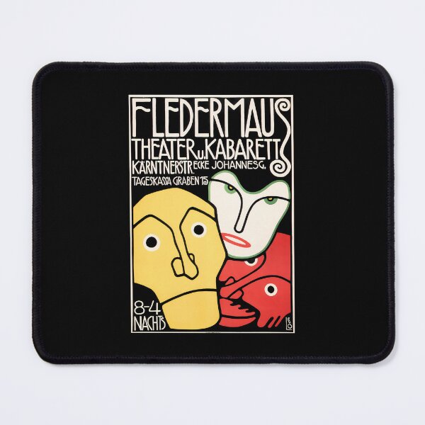 Item preview, FLEDERMAUS THEATER CABARET 1900s Vintage Art Deco Lithograph   	 designed and sold by nawakrdksv28.