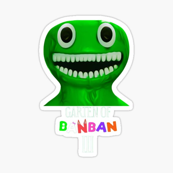 Garten of Banban Characters - Jumbo Josh Fanart Sticker for Sale by  niahupshaws