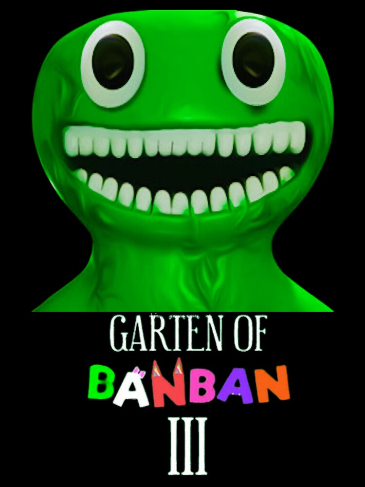Jumbo Josh. Garten of Banban character. Horror games 2023. Green