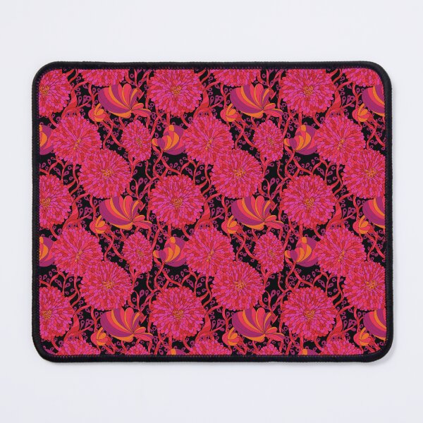Item preview, Hearts of red flowers black background designed and sold by GENEST-V.