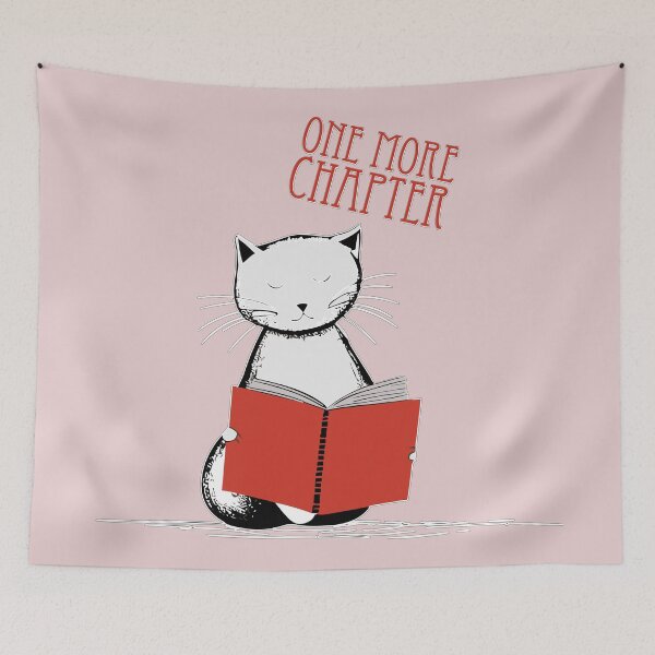Item preview, Cat Reading Book T-Shirt designed and sold by Nange and Gabe.