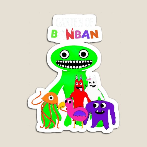 Nab Nab. Garten of Banban Logo and Characters. Horror games 2023. Magnet  for Sale by DepriestJaidah