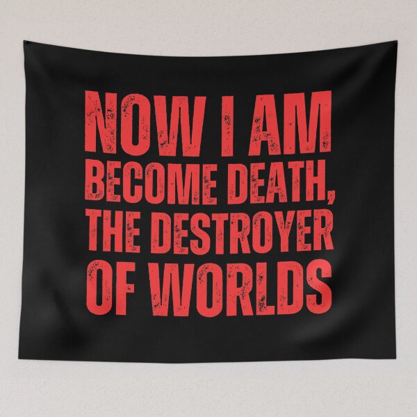 Item preview, Now I am Become Death, The Destroyer Of Worlds | Oppenheimer designed and sold by iameverything.