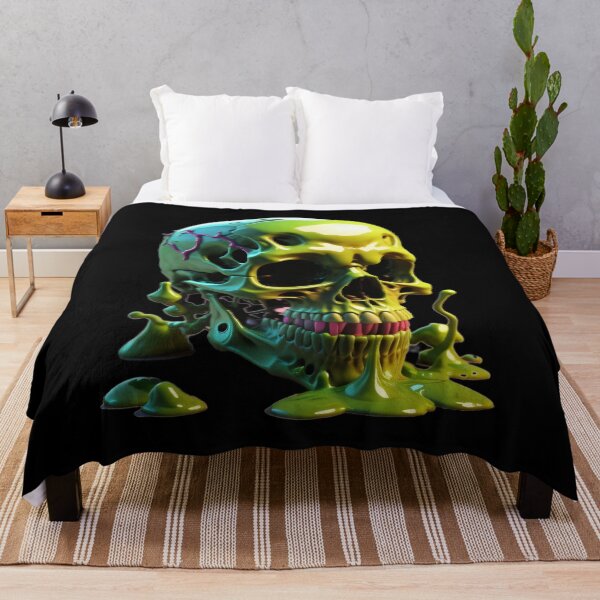 Item preview, Green Skull designed and sold by D-D-Pabby.