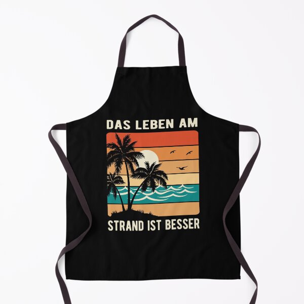 Item preview, German Phrase Das Leben Am Strand Ist Besser Vintage Sunset Beach  designed and sold by Bad Kitty Designz.