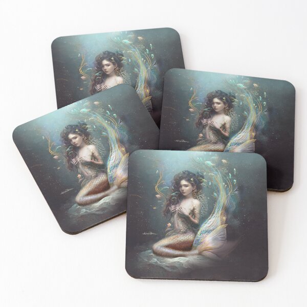 Item preview, A beautiful young Mermaid designed and sold by MisprintArt.